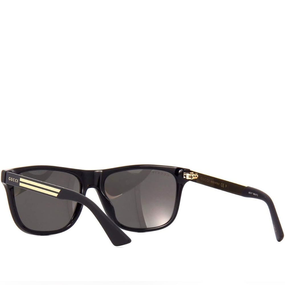 Gucci GG0687S - 002 Sunglasses Black w/Grey Polarized lens 57mm - NEW - Picture 5 of 15